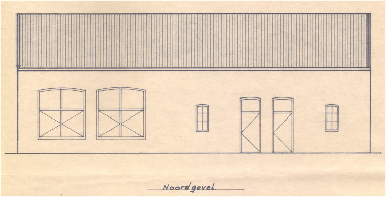 Noordgevel van 't Koethuis Noordgevel van 't Koetshuis
