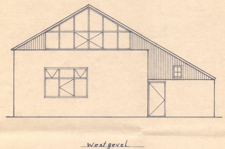 Westgevel van 't Koetshuis Westgevel van 't Koetshuis